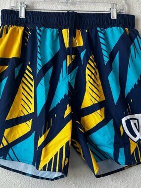 New Phalanx HPTX Men's Graphic Training Work Out   Red & Black Shorts Size 2 XL